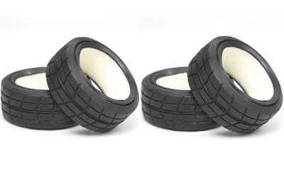 Tamiya RC Spare Parts SP-1023 Medium-Narrow Racing Radial Tires (Set of 4)