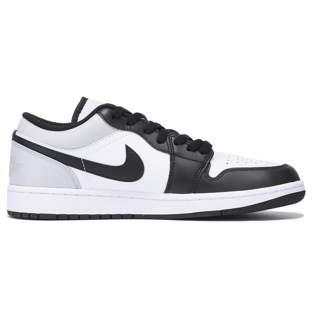 Jordan Air Jordan 1 Vintage Basketball Shoes Men's Low top Black/Gray/White 553558-132(Team32-)