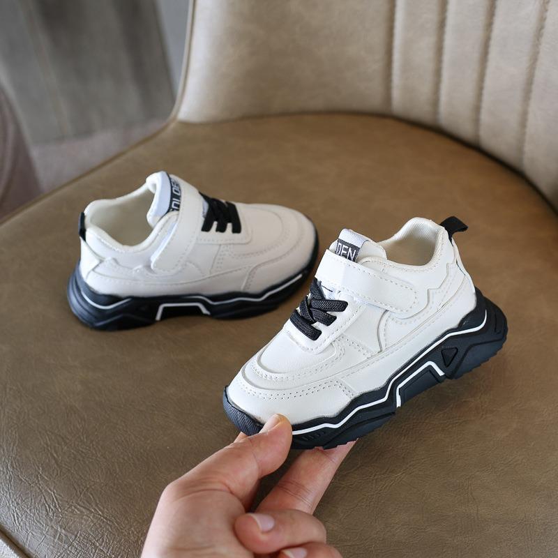 Mädchen Sportschuhe Herbst und Winter Neue Mode Kinderschuhe Koreanische Version Jungen Samt Zwei Baumwoll Baby Schuhe Trend Großhandel