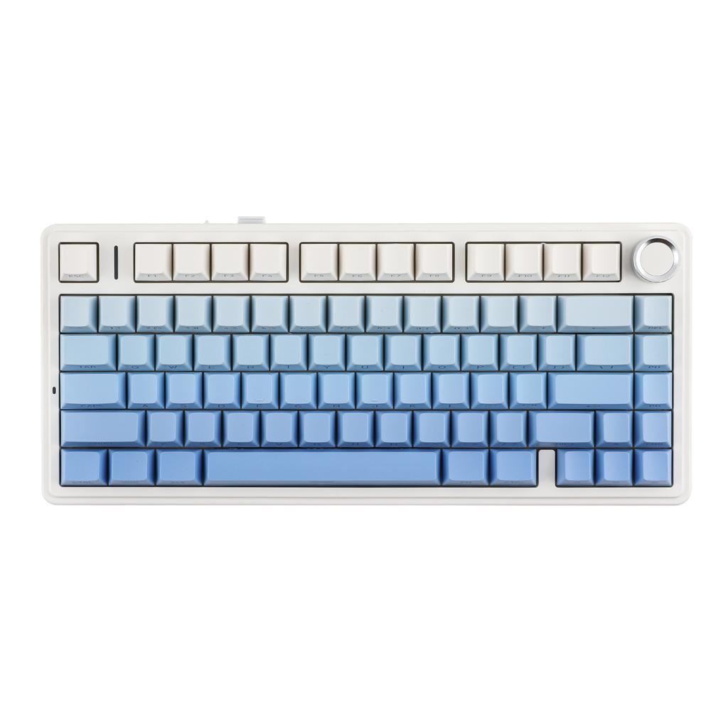 EPOMAKER X AULA F75 75% ANSI Hot-Swap Gasket Bluetooth 5.0/2.4G Wireless/Wired Mechanical Keyboard PBT Keycaps for Mac/Win