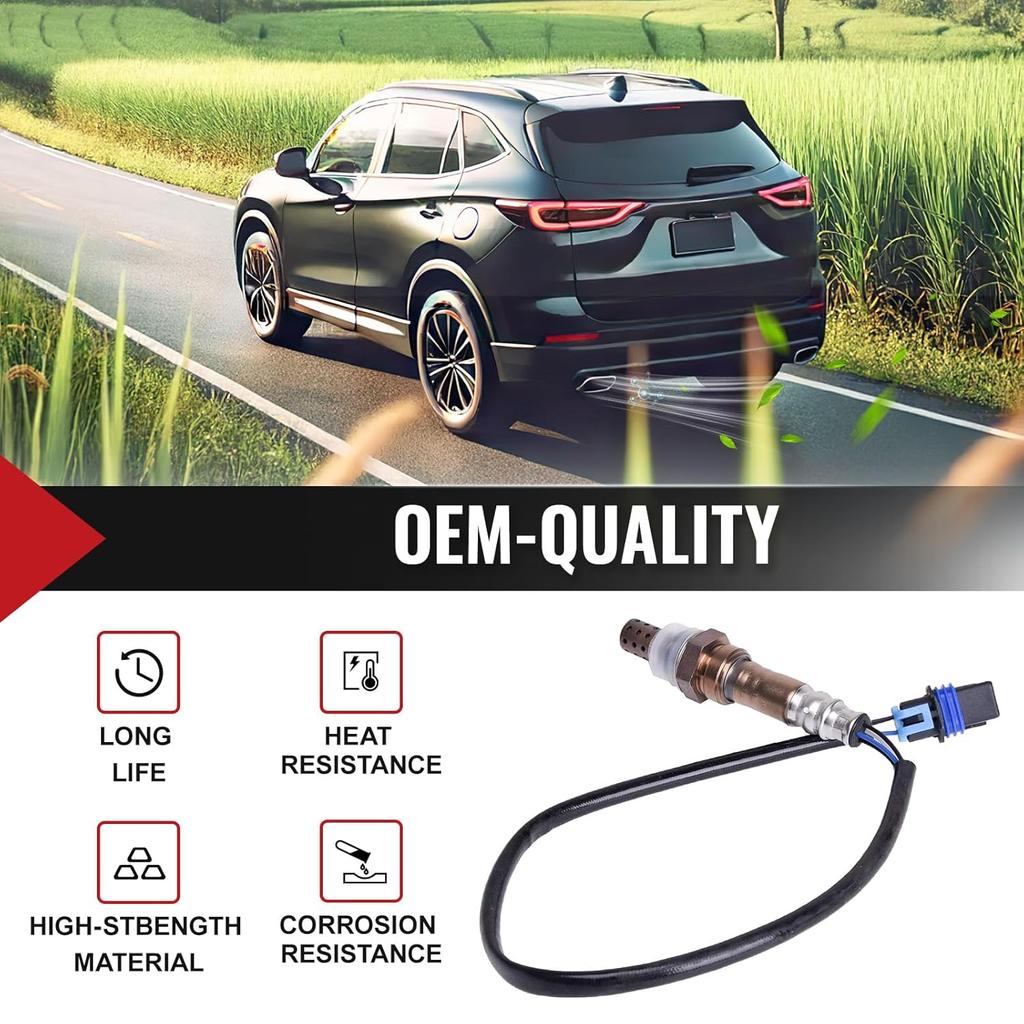 Bapmic Oxygen 02 O2 Sensor Downstream Compatible with 1996-2004 Chevrolet GMC Buick 234-4337 13444 12578459 (Pack of 2)