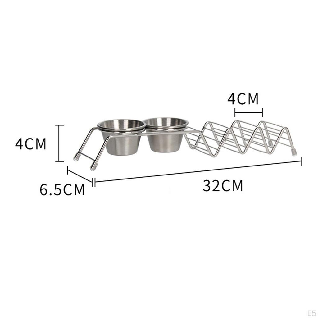 Large Capacity Taco Holder for Mexican Tortillas