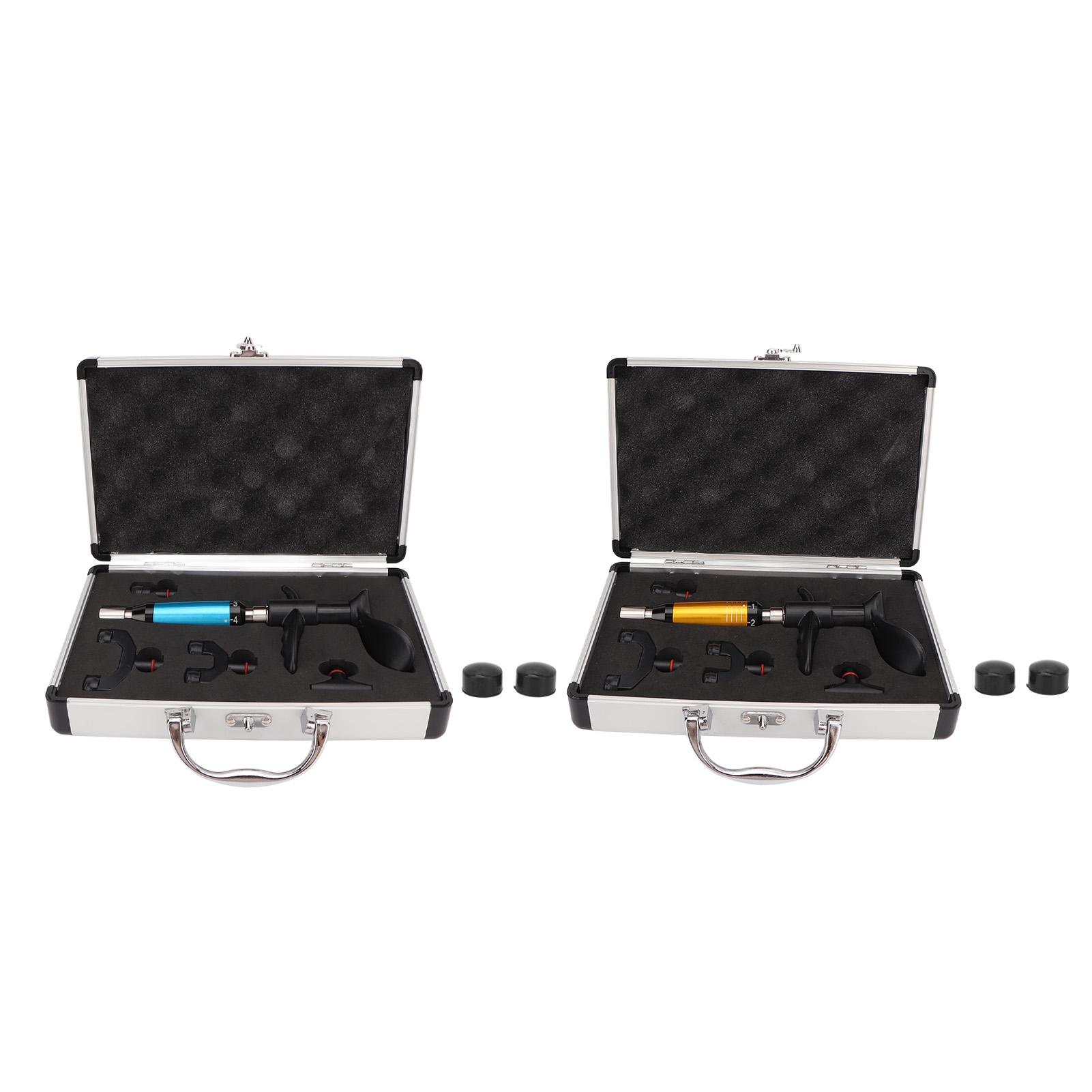 

Инструмент ручной хиропрактики 6 Gear 4 Head Нержавеющая сталь для снятия напряжения Инструмент для регулировки позвоночника f