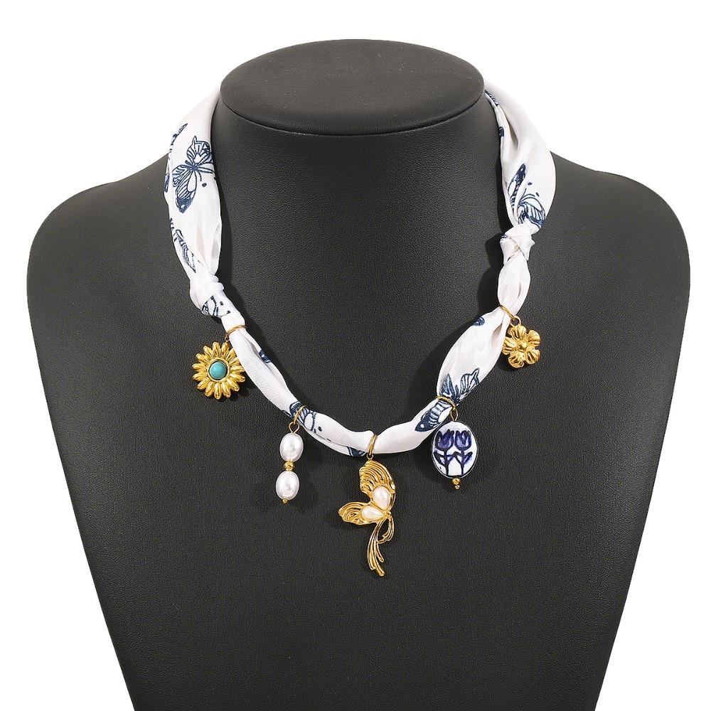 Flower Beach Ocean Series Necklace Shell Dopamine Necklace  Decoration