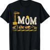 Mom Construction Excavator Kids Matching Family Retro T Shirt