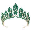 Elegant Baroque Queen Tiaras Luxury Rhinestone Diadem Zinc Zinc Alloy Princess Crown  Birthday Party
