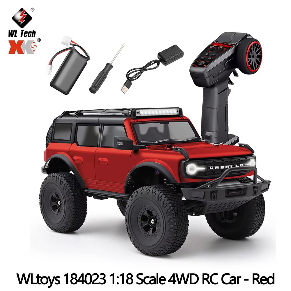 AAXZ1 Limited Time Offer WLtoys 184023 1/18 RC Off-Road Car 4x4 Mechanical Transmission Switchable High and Low Speed Climbing Car