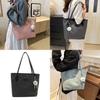 Fashionable Street Trendy Pu Leather Mid-sized Tote Bag For Women 2024