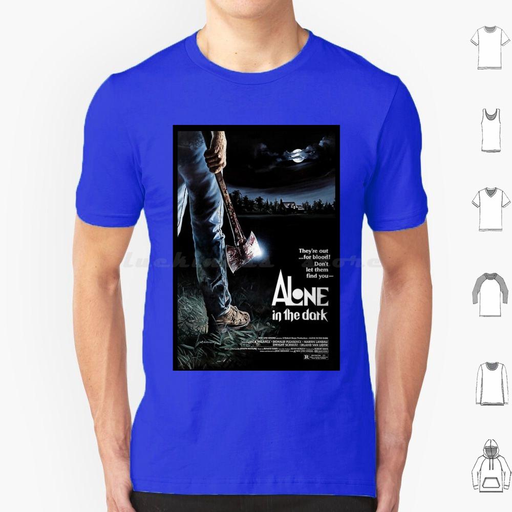 Alone In The Dark T Shirt Cotton Men Women DIY Print Film Movie Movies Horror Classic Vintage 1980s 1970s 80s 70s Cinema Old