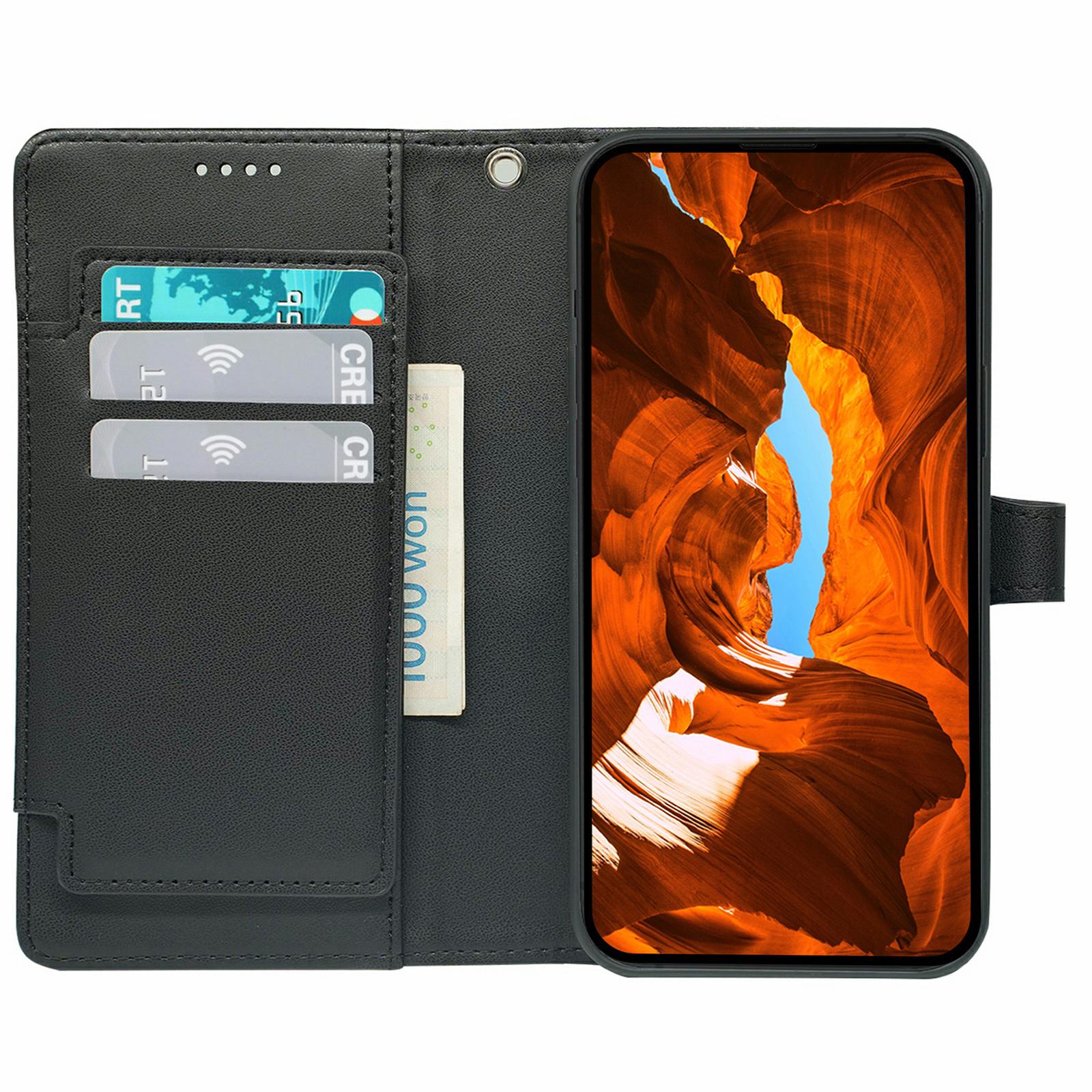 

For Xiaomi Redmi Note 14S 4G Case with 9 Card Slots PU Leather Stand Phone Cover Brown