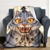 1Pc Fantasy Warrior Girl Blanket For Couch Bed Plush Cozy Fuzzy Blanket Super Soft Warm Blankets For Fall And Winter 0918202