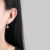 Exquisite Small Round Bead Huggie Earrings Minimalist Elegant Design Delicate Studs For Women Daily Wear Jewelry