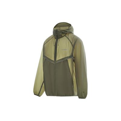 Li Ning Ice Silk Kühltechnologie Ultradünn Atmungsaktiv Colorblock Softshell Outdoor Sonnenschutzkleidung Herren Oberbekleidung AFDU675-2