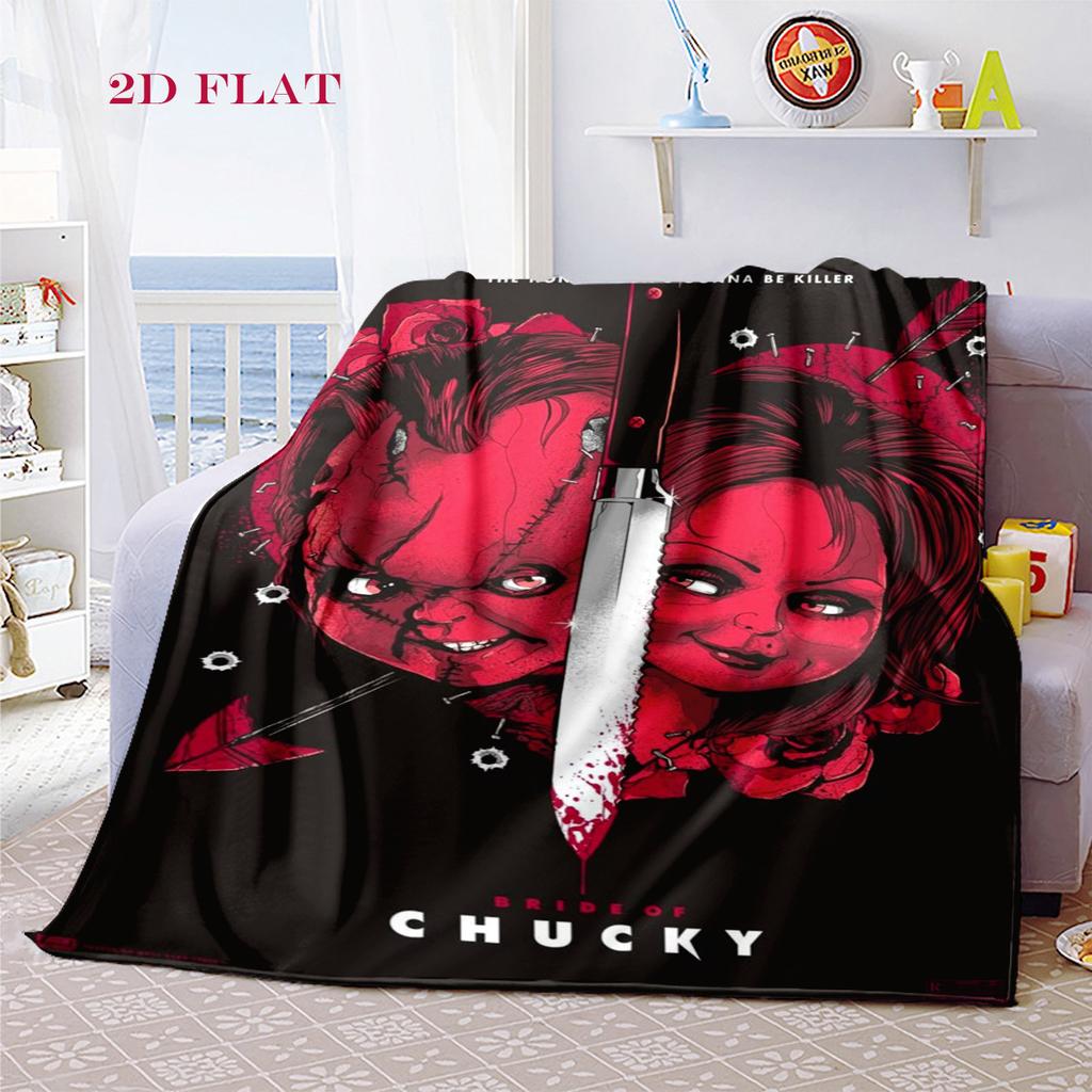 Chucky's Deadly Return blanket Soft and comfortable Home Decor Outdoor plush blanket bedroom Christmas gifts