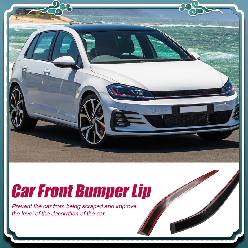 ABTU-For Golf 7.5 MK 7.5 2018-2020 Car Front Bumper Lip Shovel Side Surround Spoiler