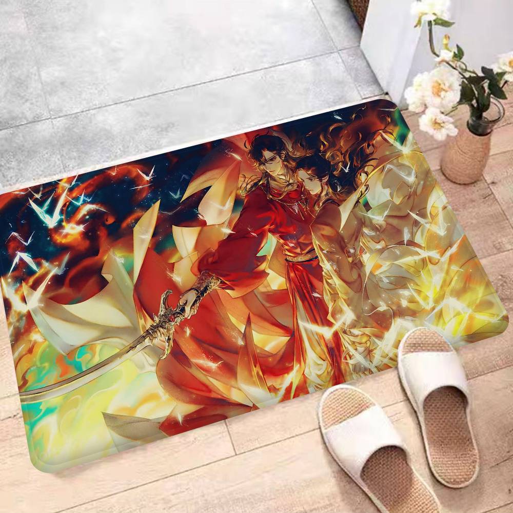 Chinese Heaven Officials Blessing Hallway Carpet Washable Non-Slip Living Room Sofa Chairs Area Mat Kitchen Doormat Area Rug