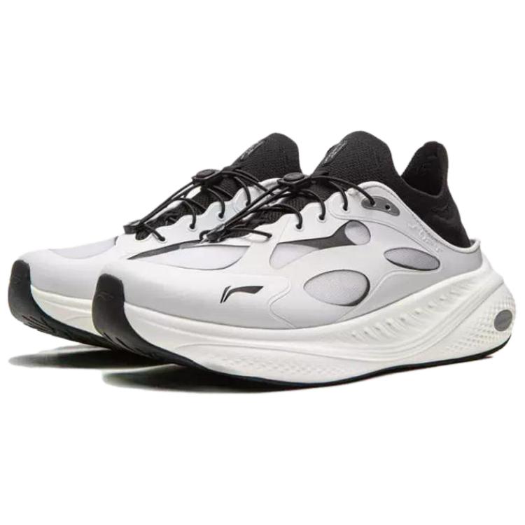 Li Ning Summer Sports Comfortable Low Top Casual Shoes Men sneakers Black White AGLW083-10