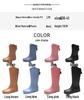 Women's Fashionable Waterproof Mid-High Rain Boots, Non-Slip & Wear-Resistant for Kitchen or Outdoor Use