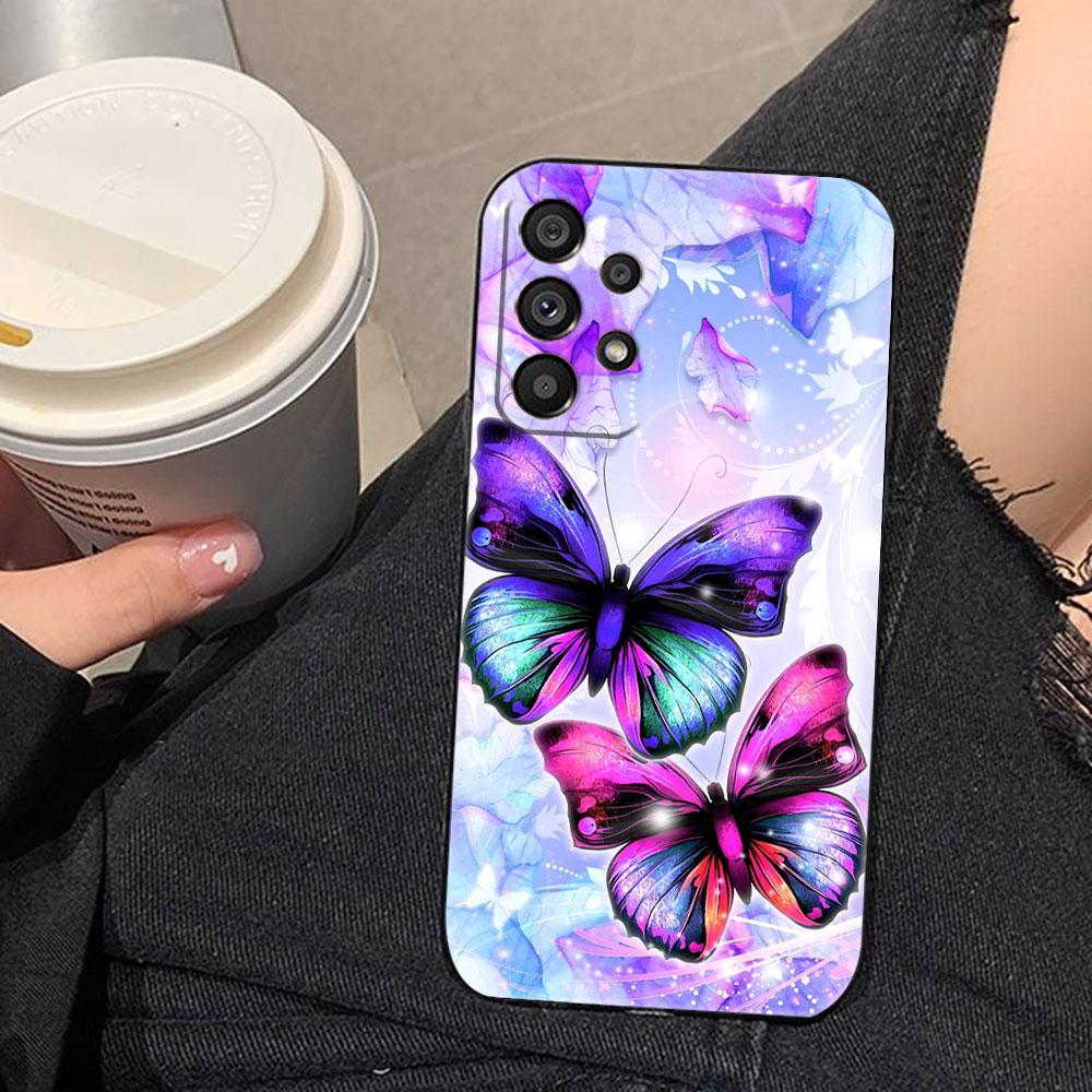 

Beautiful Stylish Butterfly Phone Case For Samsung A73 A72 A71 A57 A56 A55 A54 A53 A52 A51 A37 A36 A32 A23 A22 A16 A15 A14 Case Samsung A32 5G