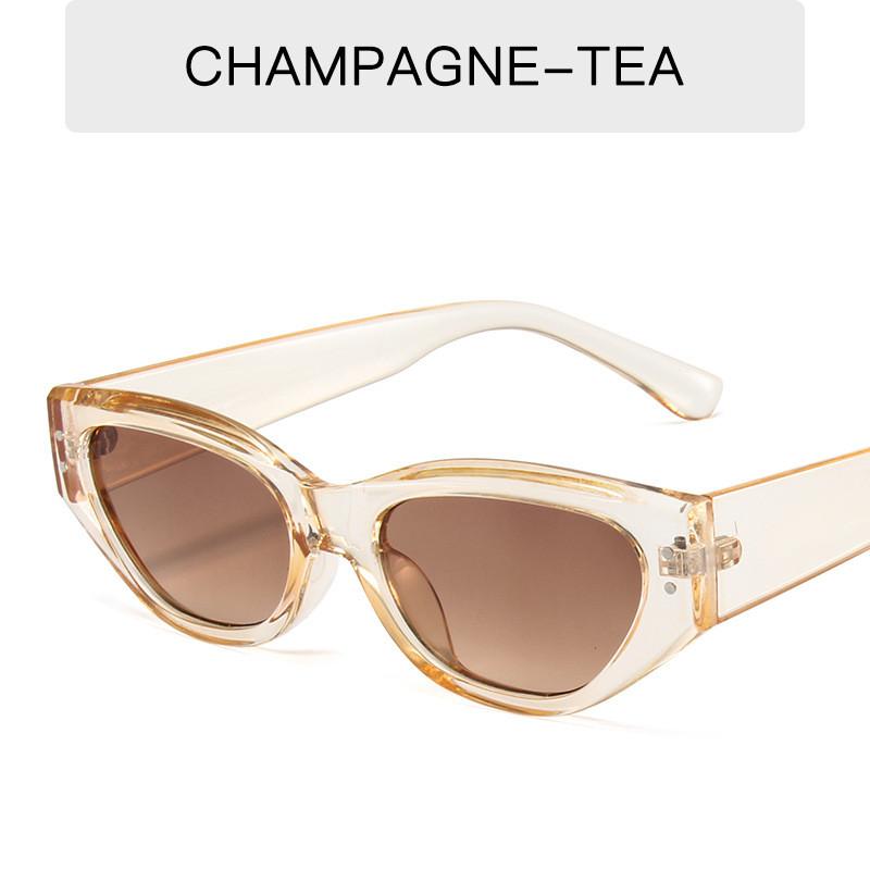 Fashion Cat Eye Sunglasses With Uv400 Protection For Stylish Outdoor Wear
