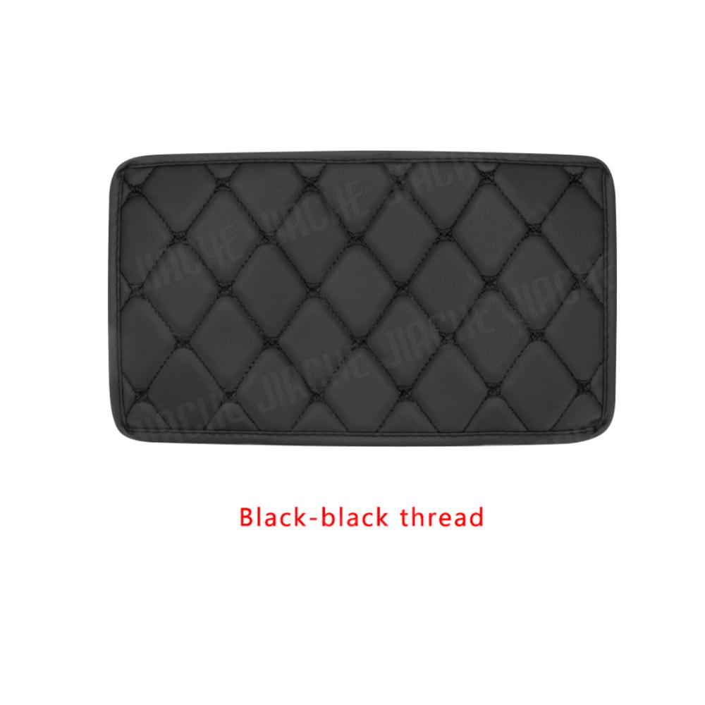 Car Universal PU Leather Armrest Box Wearproof Armrest Cover Mat Dust-proof Cushion Automobiles Interior Accessories
