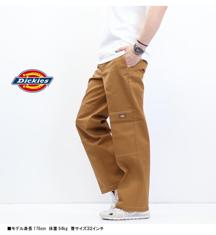 Dickies Nakatsugawa Goro Collaboration 85283 Double Knee Work Chino Pants 81184200 (JP, Waist, 30, 78: Brown Heather)