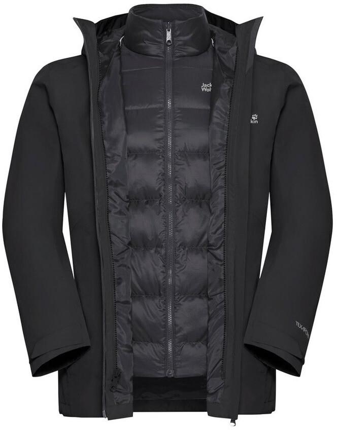 Куртка Jack Wolfskin Icecape 3in1 Down Jacket Men RDS Waterproof 3-in-1 jacket black черный
