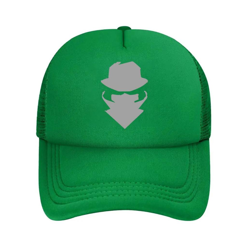 Hat and Mask Silhouette Mesh Baseball Cap Casual Hat Outdoor  For Womens Unisex FeUnisex