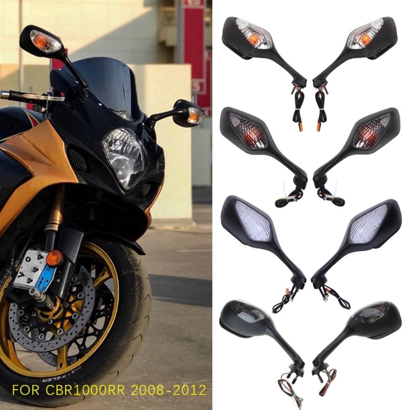 For GSXR600 GSXR750 GSXR1000 K8 K9 Rear View Mirror Reversing Mirrors Antiglare
