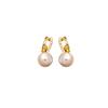 Light Luxury Diamond Stud Earrings, Cold Temperament Simple Pearl Earrings, A Dual-Purpose Earring
