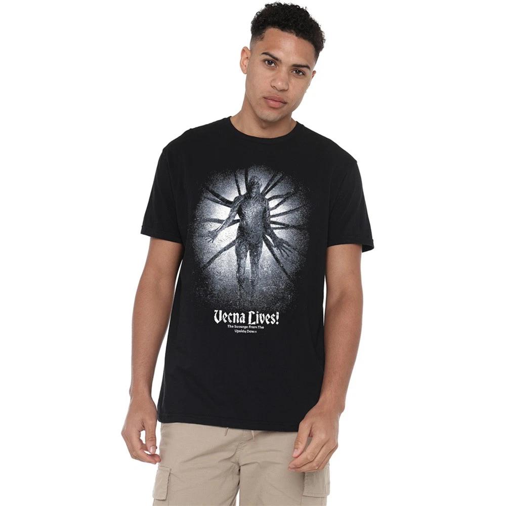 Stranger Things Vecna Lives Poster Unisex T-Shirt S-2XL, Black L
