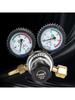 0-25Mpa Argon Regulator CO2 Mig Tig Flow Meter Gas Regulators Flowmeter Welding Weld Double Gauge Pressure Reducer Meter