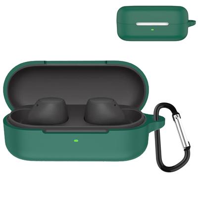 YAODLE Sony Liquid Silicone Protective Loss Charging Carabiner Included WF-C510 Case, Case, Shockproof, Waterproof, Dustproof, Lightweight, Compact,