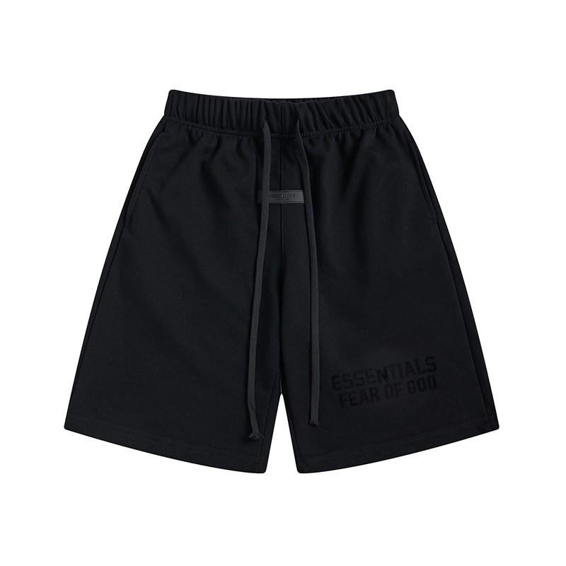 FOG ESSENTIALS Pánské bavlněné kraťasy Volný střih Streetwear Ležérní teplákové