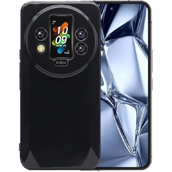 Case for Oukitel WP200 Pro + Glass Screen Protector Tempered Film - Transparent Silicone Soft Flexible Bumper Shockproof TPU Protective Cover Shell