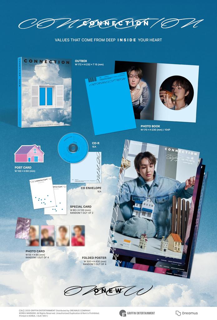 Exclusive ONEW 4th Mini [NEMOZ Bonus] [CONNECTION (Photobook Ver.)] (Korean Edition) (Random)