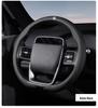 Genuine Leather Steering Wheel Cover for Leapmotor B10, B01, Lafa5, A10, C11, C01, C10, C16 - Ultra-thin Design