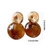 Trendy Amber Earrings Portable And Comfortable For Long Time Wearing