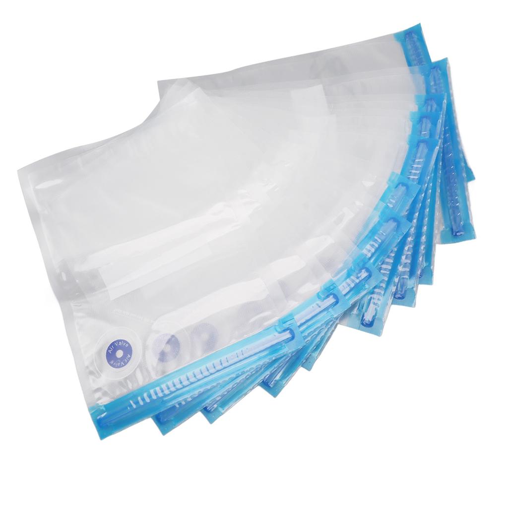 10pcs Vacuum Food Storage Bags Reusable Safe PE Vacuum Sled Food Storage Bag for Food Snack Storage Household