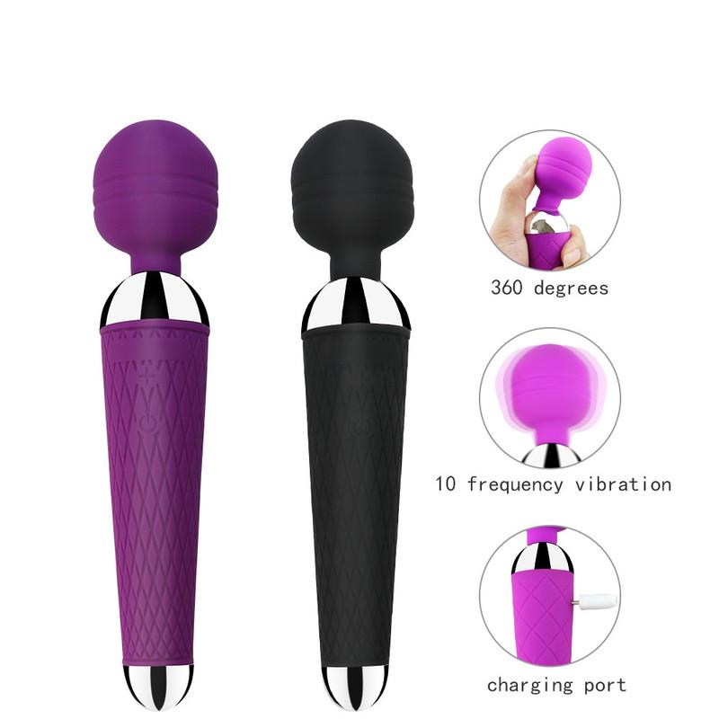 Powerful Vibrator AV Rod Magic-Wand Clitoris Stimulator Sex Toys for Women G Spot Massager Adult Erotic Product Adultes Sexy