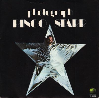 7-Zoll-Schallplatte RINGO STARR Foto Down Out R5992 APPLE RECORDS 1973 UK Rock Gebraucht