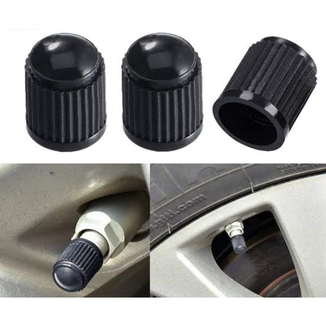 

новый (100 шт. Универсальные колпачки для ниппелей шин для автомобилей, велосипедов, грузовиков, мотоциклов, сверхпрочные колпачки для вентилей (Черный, упаковка 100 штук)