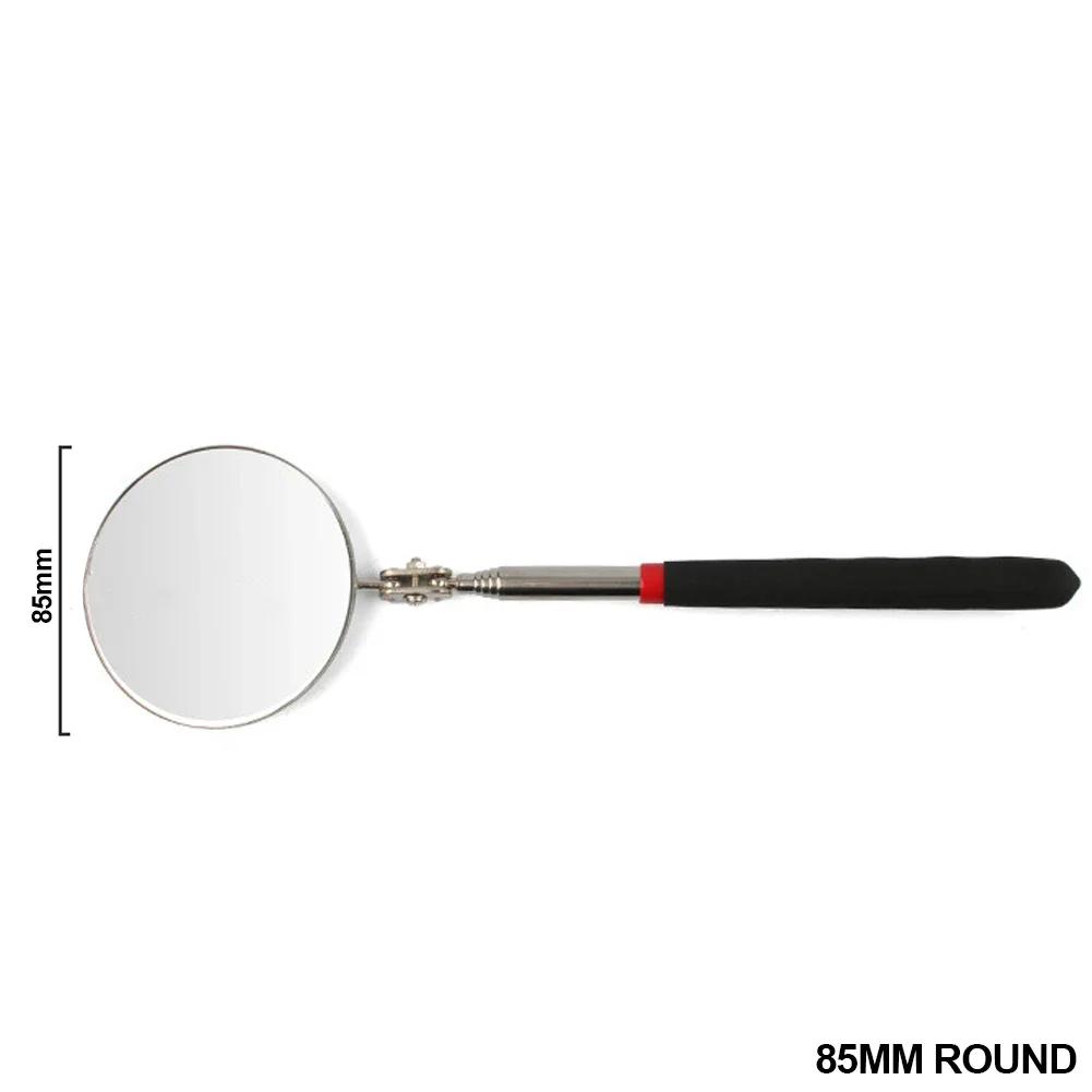 Portable Telescoping Flexible Head Inspection Mirror With LED Light Adjustable 360 Degree Swivel Viewing Auto Hand Tools