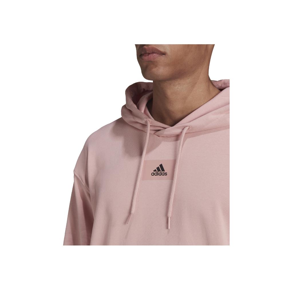Adidas Solid Color Sports Hoodie Men Tops Purple Pink HE4348