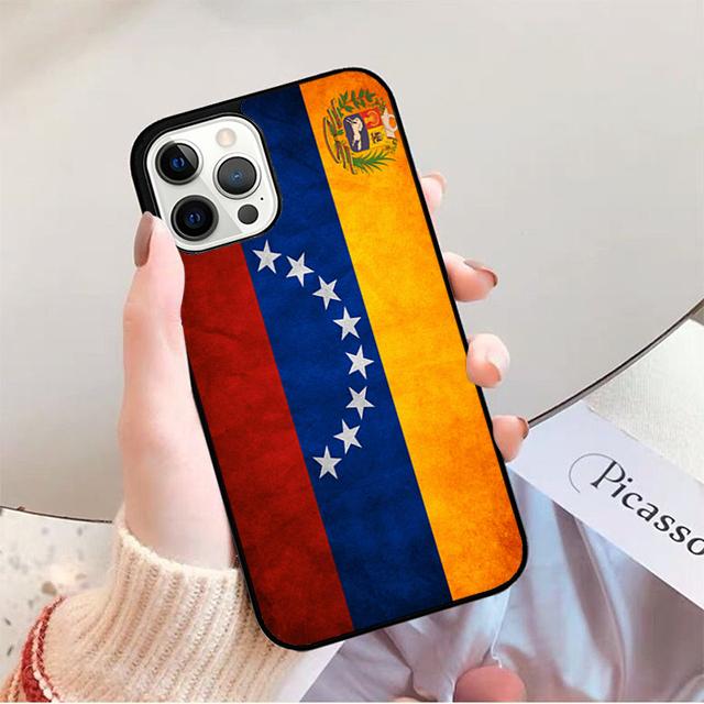 Venezuela Flag Coat Of Arms Phone Case for iPhone 17 Air 16 16e 15 Plus for Apple 13 11 12 14 Pro Max Cover Coque Fundas