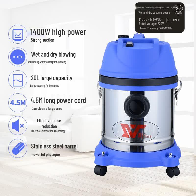Naitong Commercial Wet Dry Blow Vacuum Cleaner