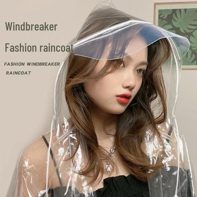 Impermeable Transparente para Mujer para Conciertos y Festivales – Poncho Elegante e Impermeable para Senderismo y Eventos al Aire Libre.