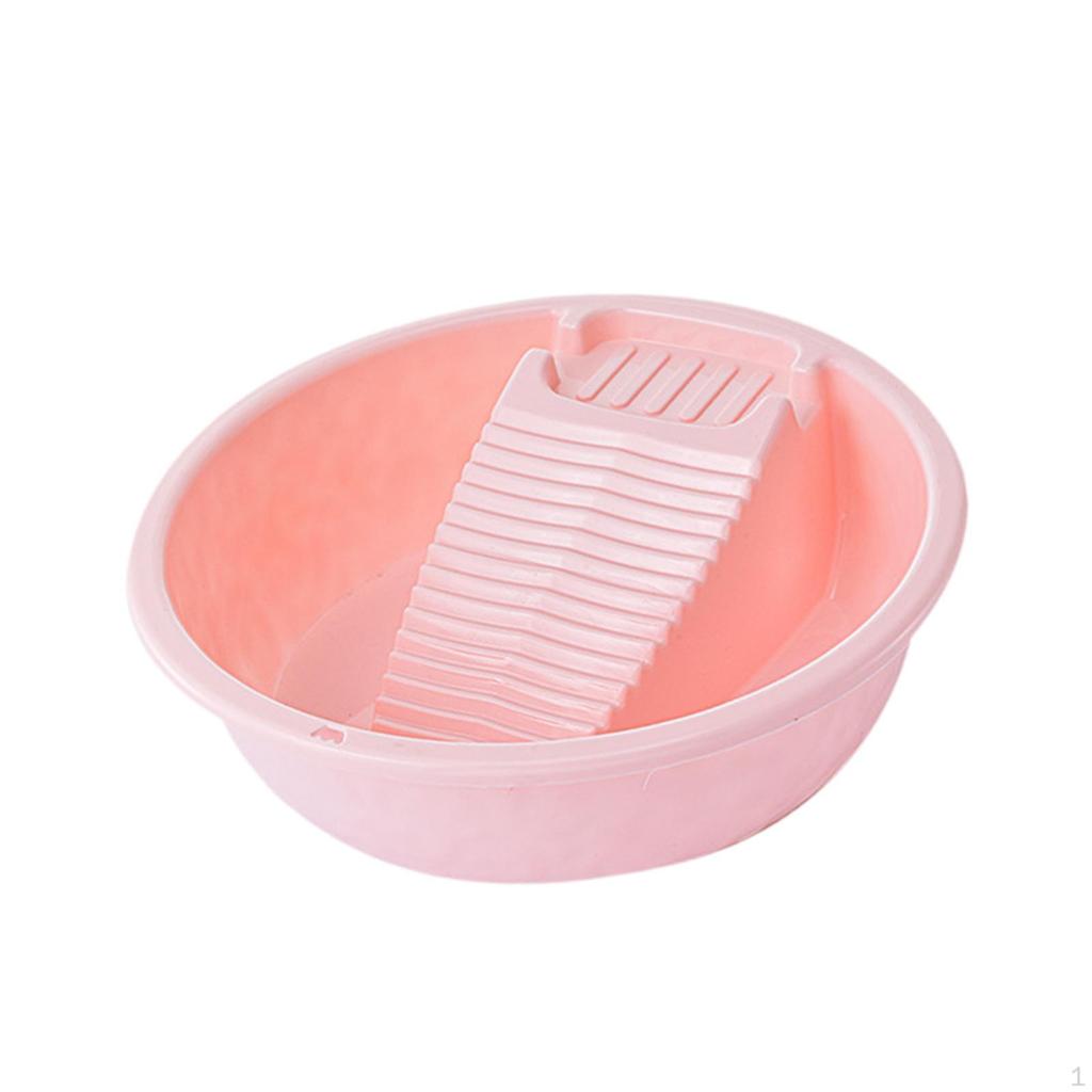 Convenient, Space-saving Washboard with Soap Holder for Towels, Pet Clothes, T-shirts, And More.