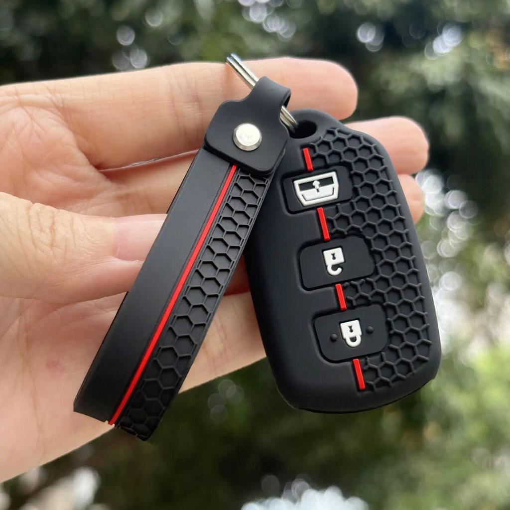 Keychain Protection For Toyota 4Runner Sequoia Matrix Avalon Rav4 Tundra Key Case Fob Accessories