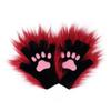 Cartoon Lange Haare Pfoten Handschuhe Silikon Weiches Polster Pelzig Fursuit Kigurumi Handschuhe Cosplay Kostüm